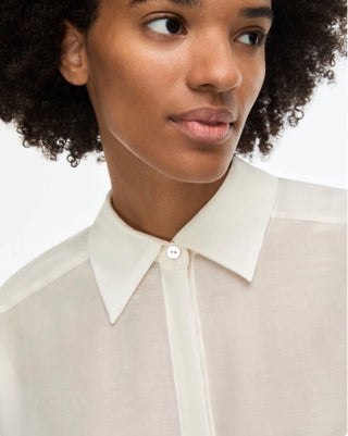 CAMICIA IN MISTO SETA
Bianco