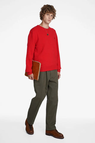 Maglione girocollo in shetland