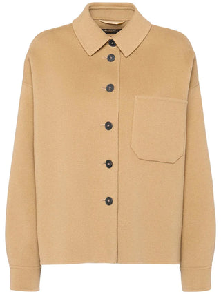 GIACCA A CAMICIA IN LANA emiro weekend max Mara beige