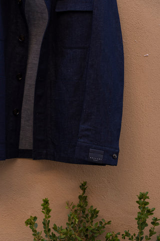 Overshirt tasche a toppa