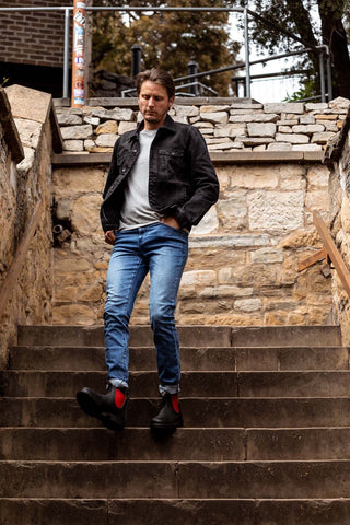 508
ORIGINALS
CHELSEA BOOTS - BLACK & RED