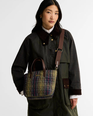 Mini-borsa tote trapuntata