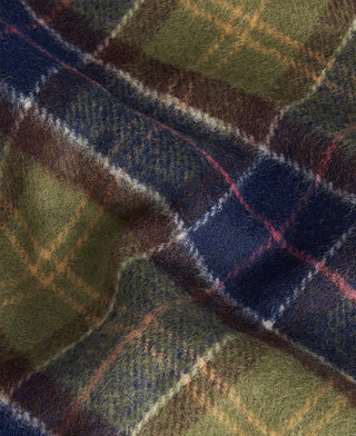 Sciarpa tartan barbour 100% lana agnello