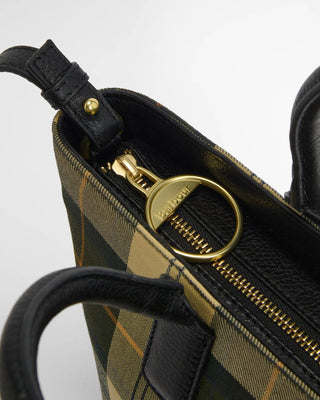 Borsa tote in tartan Birch