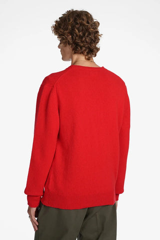 Maglione girocollo in shetland