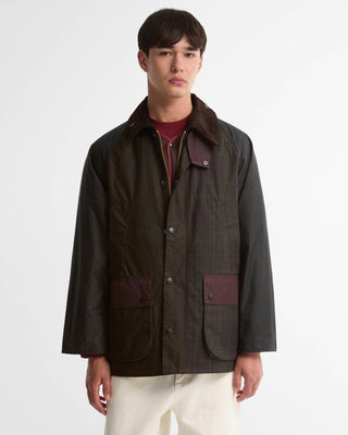 Giacca cerata Patchwork Bedale oversize