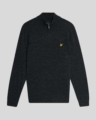 Lambswool Blend 1/4 Zip Jumper.