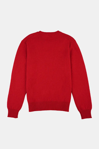 Maglione girocollo in shetland