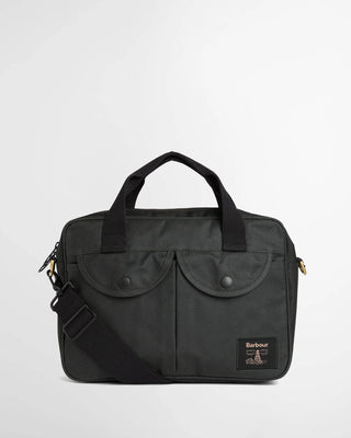 Borsa porta-laptop Field in tessuto cerato