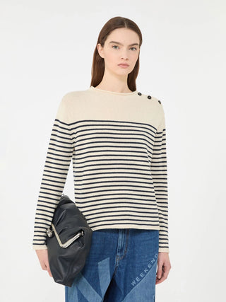 MAGLIA MORBIDA IN COTONE - BLU