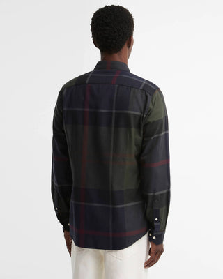Camicia Dunoon a maniche lunghe dalla vestibilità leggermente aderente