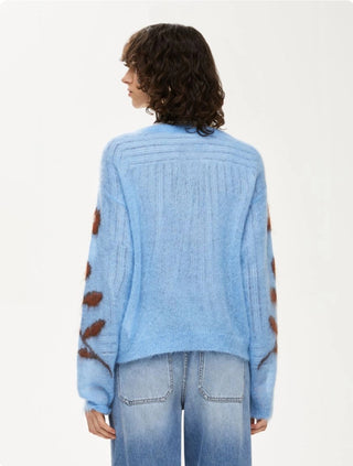 MAGLIA MORBIDA azzurro