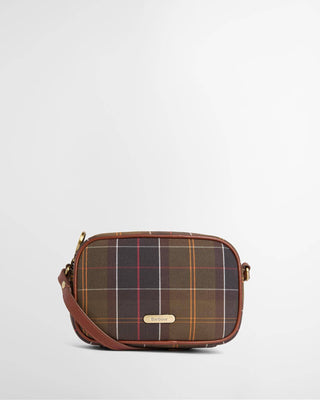 Mini borsa a tracolla in tartan Daphne
