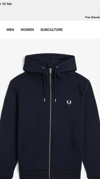 Felpa Con Cappuccio E Zip Intera