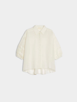 CAMICIA IN MISTO SETA
Bianco