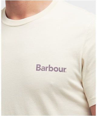T-Shirt Hindle Barbour Panna da Uomo
