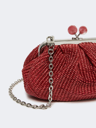 PASTICCINO BAG SMALL EFFETTO RAFIA
