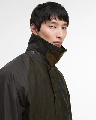 Giacca cerata Patchwork Bedale oversize