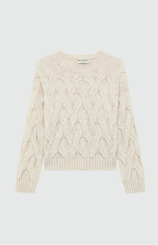 PULLOVER MULTICABLE IN MISTO ALPACA