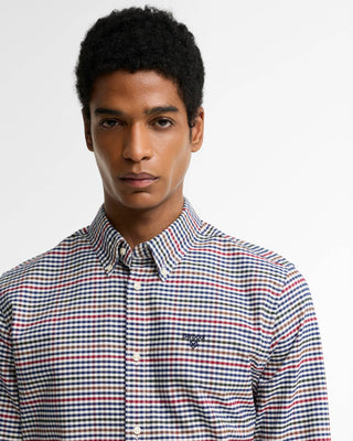 Camicia a maniche lunghe in tartan a quadretti dalla vestibilità leggermente aderente Rickwood