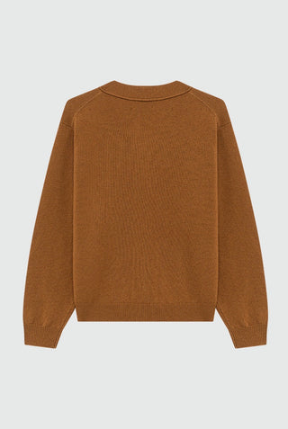 CARDIGAN CLUB IN LANA CON PATCH