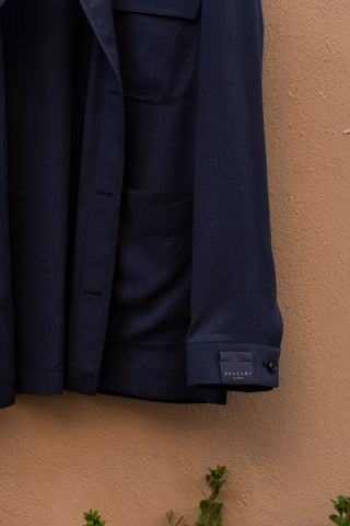 Overshirt tasche a toppa