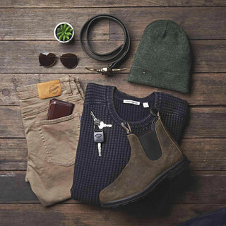 1615
ORIGINALS
CHELSEA BOOTS - OLIVE SUEDE