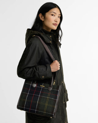 Borsa tote Barrhill in tartan