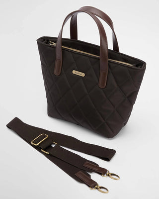 Mini-borsa tote trapuntata
