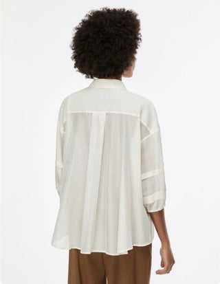 CAMICIA IN MISTO SETA
Bianco