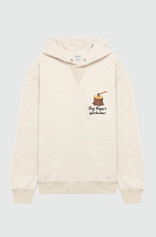 FELPA CON CAPPUCCIO CON STAMPA AXE