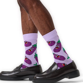 Angry Eggplant Sock