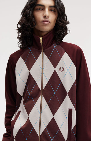 Track jacket a losanghe