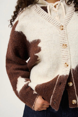CARDIGAN IN JACQUARD PONY