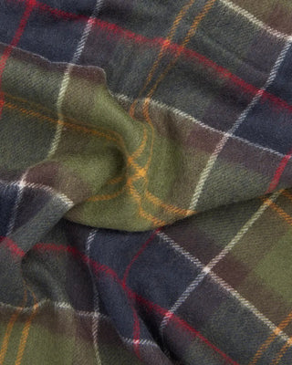 Sciarpa Braden in lana e tartan