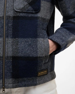 Overshirt in pile e tartan Hailwood