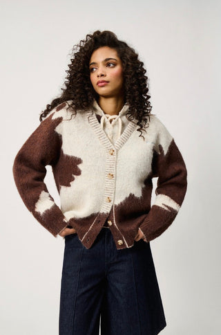 CARDIGAN IN JACQUARD PONY