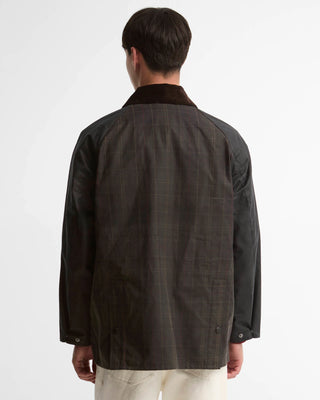 Giacca cerata Patchwork Bedale oversize