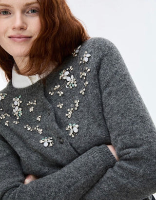 CARDIGAN IN MISTO LANA