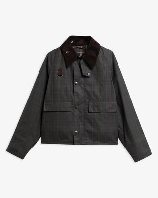 Giacca cerata Spey in tartan