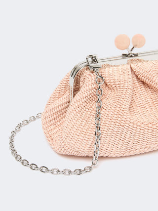 PASTICCINO BAG SMALL EFFETTO RAFIA