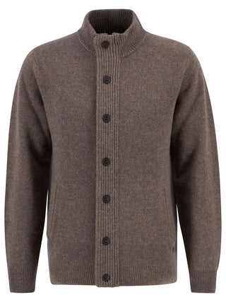 Maglione con zip Patch