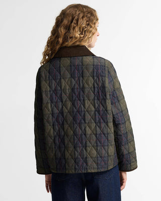 Giacca trapuntata Liddesdale Cropped in tartan Reimagined Icons