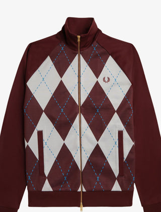 Track jacket a losanghe