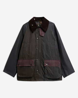Giacca cerata Patchwork Bedale oversize