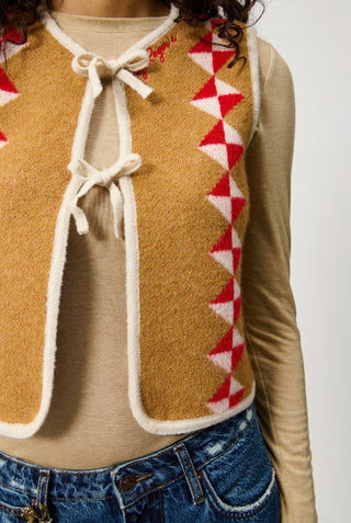 OLD GLORY-GILET PUEBLO IN MAGLIA