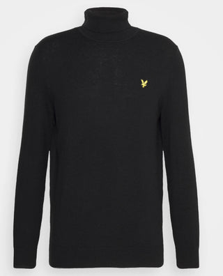 Maglione dolcevita lyle&scott nero