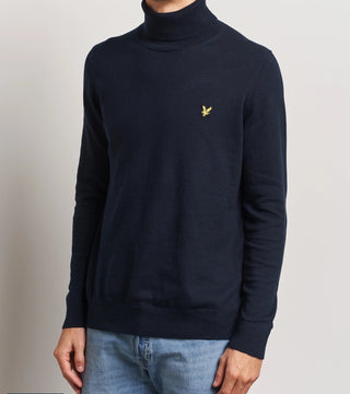 Maglione dolcevita lyle&scott navy