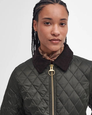 Giacca trapuntata Beadnell dalla vestibilità aderente