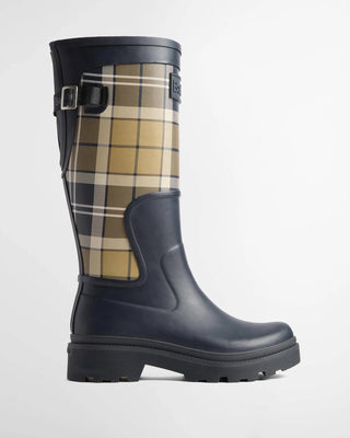 Stivali in gomma e tartan Dena